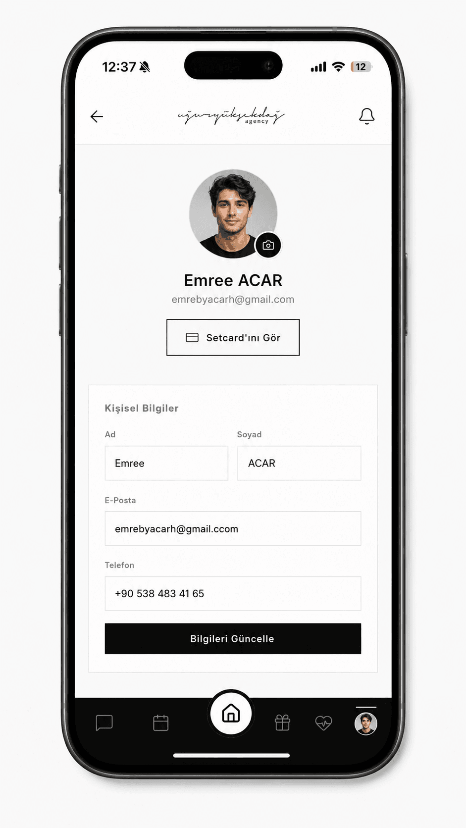 Uğur Yüksekdağ Management mobil uygulama ekranı 10