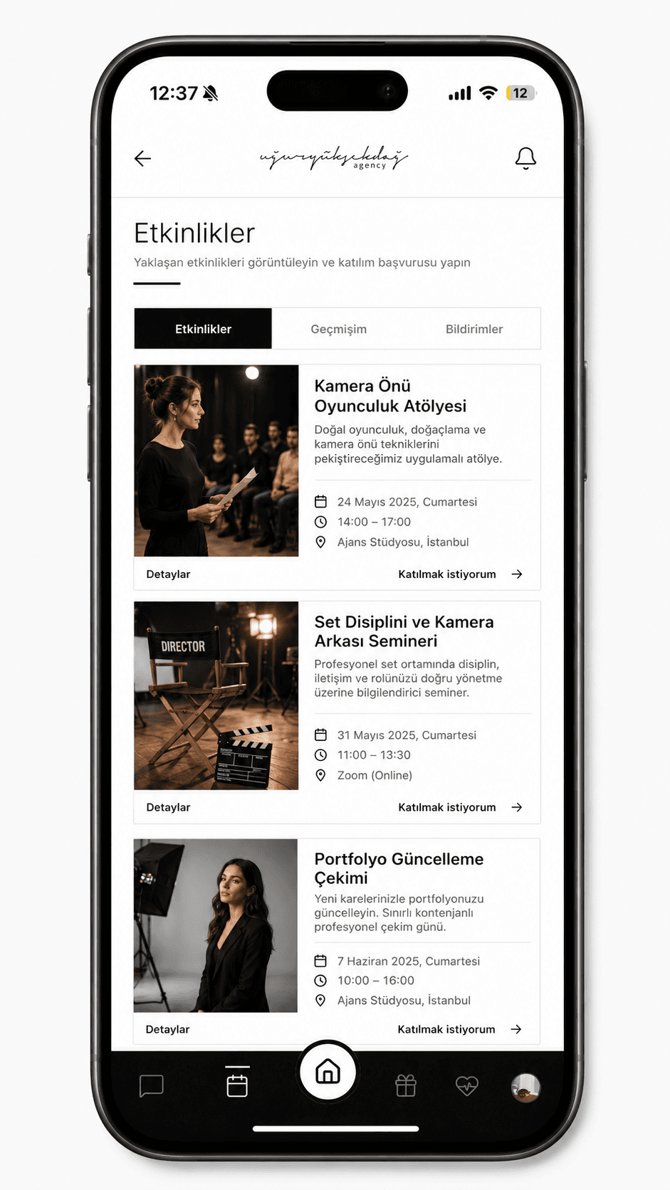 Uğur Yüksekdağ Management mobil uygulama ekranı 6