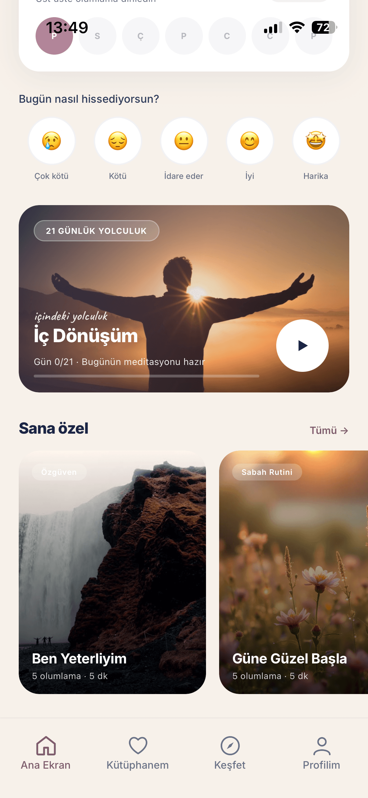 iyi misin? mobil ekran 3