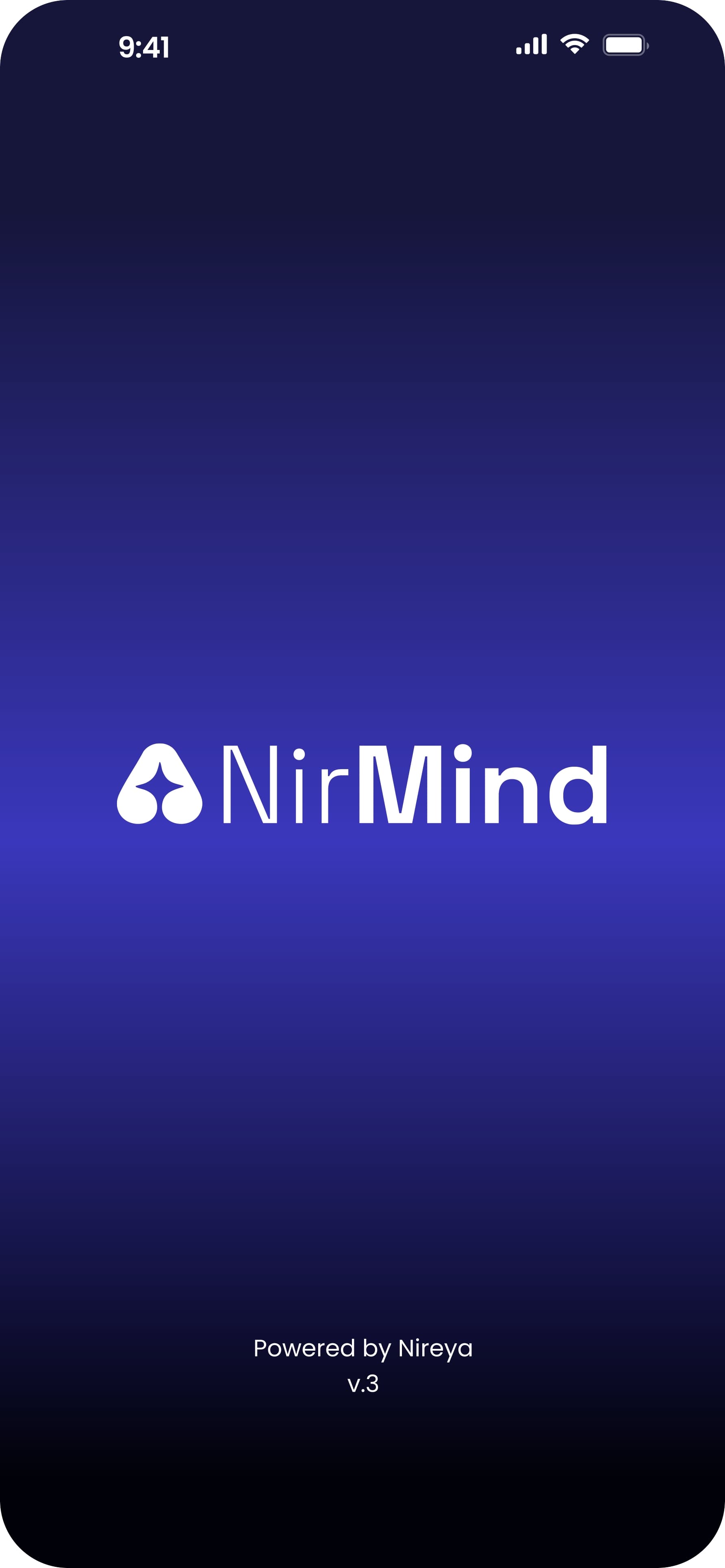 NirMind mobil ekran 1