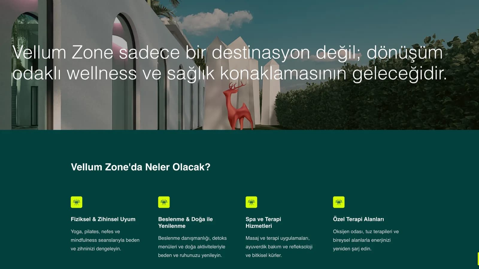 Vellum Zone web sitesi ekranı